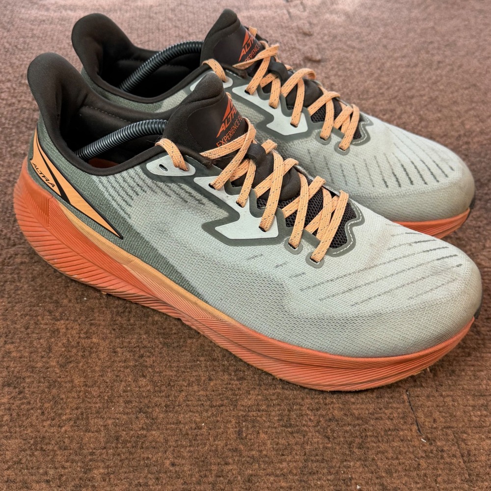 Gym B- Altra Experience Flow Mens Running Shoes Sage Orange Size 12 AL0A85NV280